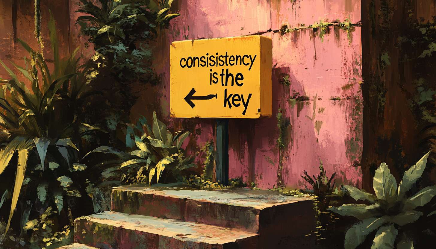 consistency in marketing success