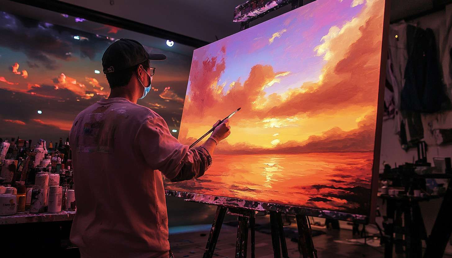 trending AI artwork examples today