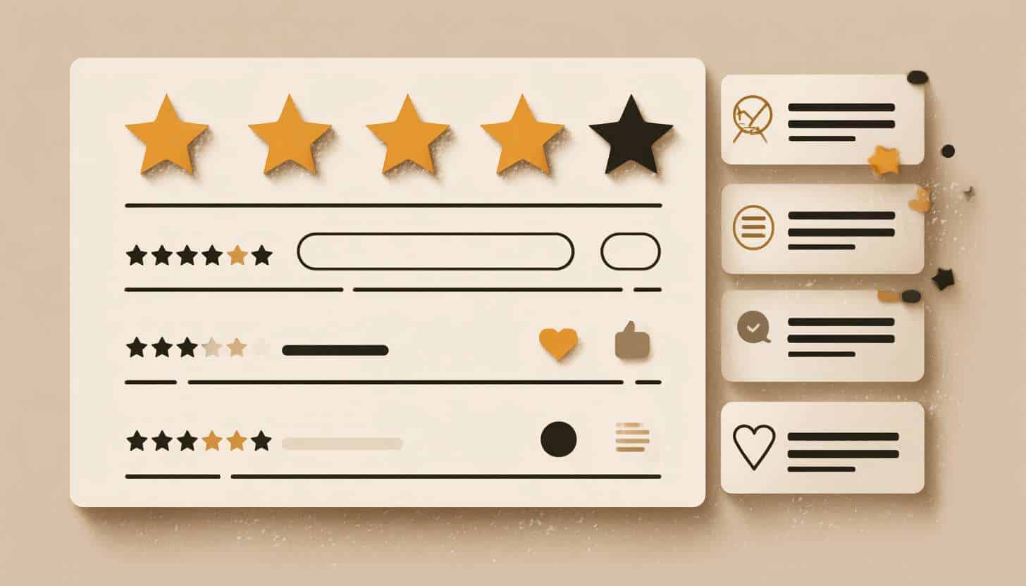 Client feedback form being reviewed on a laptop