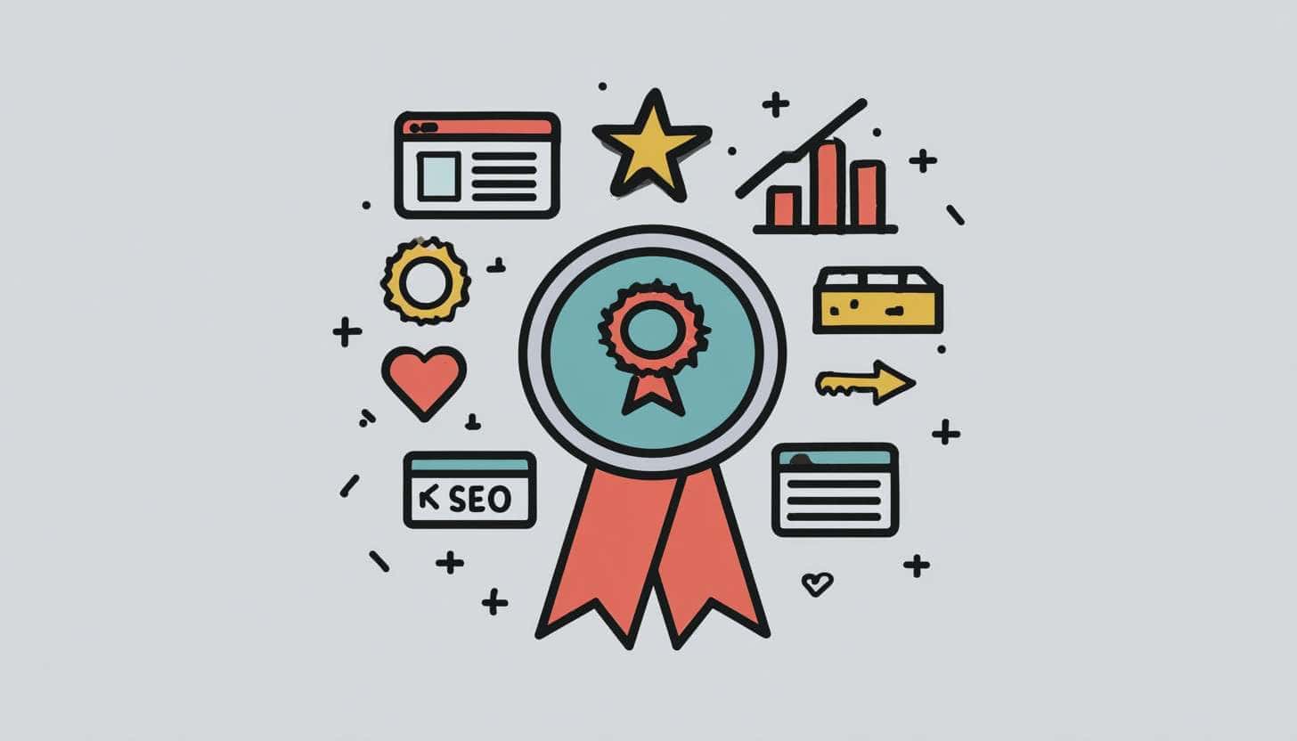 SEO copywriting certificate displayed on a desk