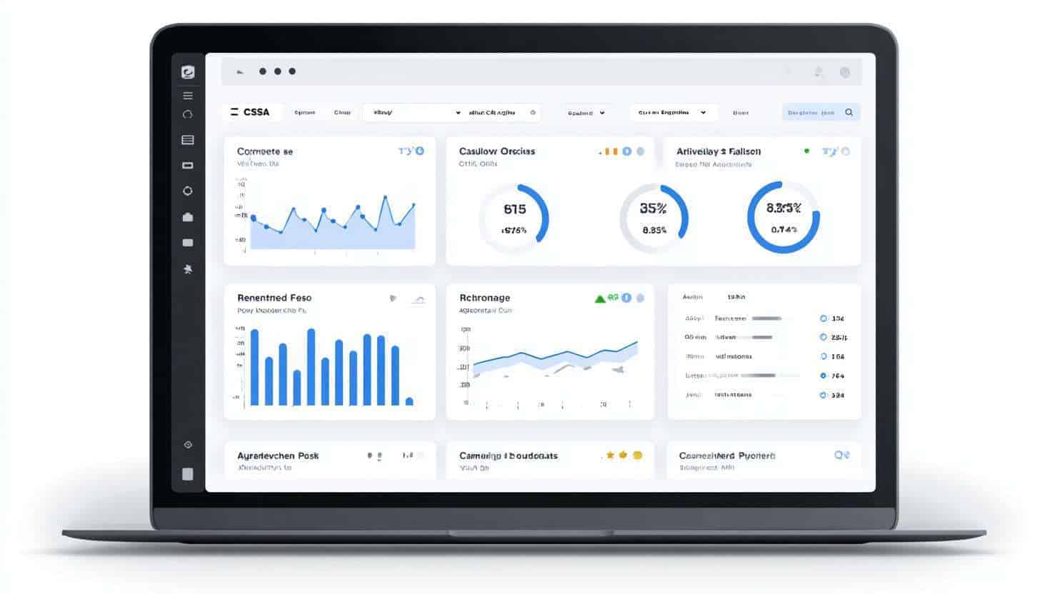 Client satisfaction metrics and KPIs dashboard