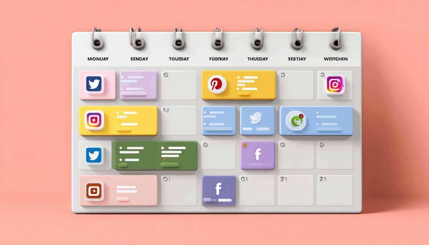 Social media automation software tools dashboard
