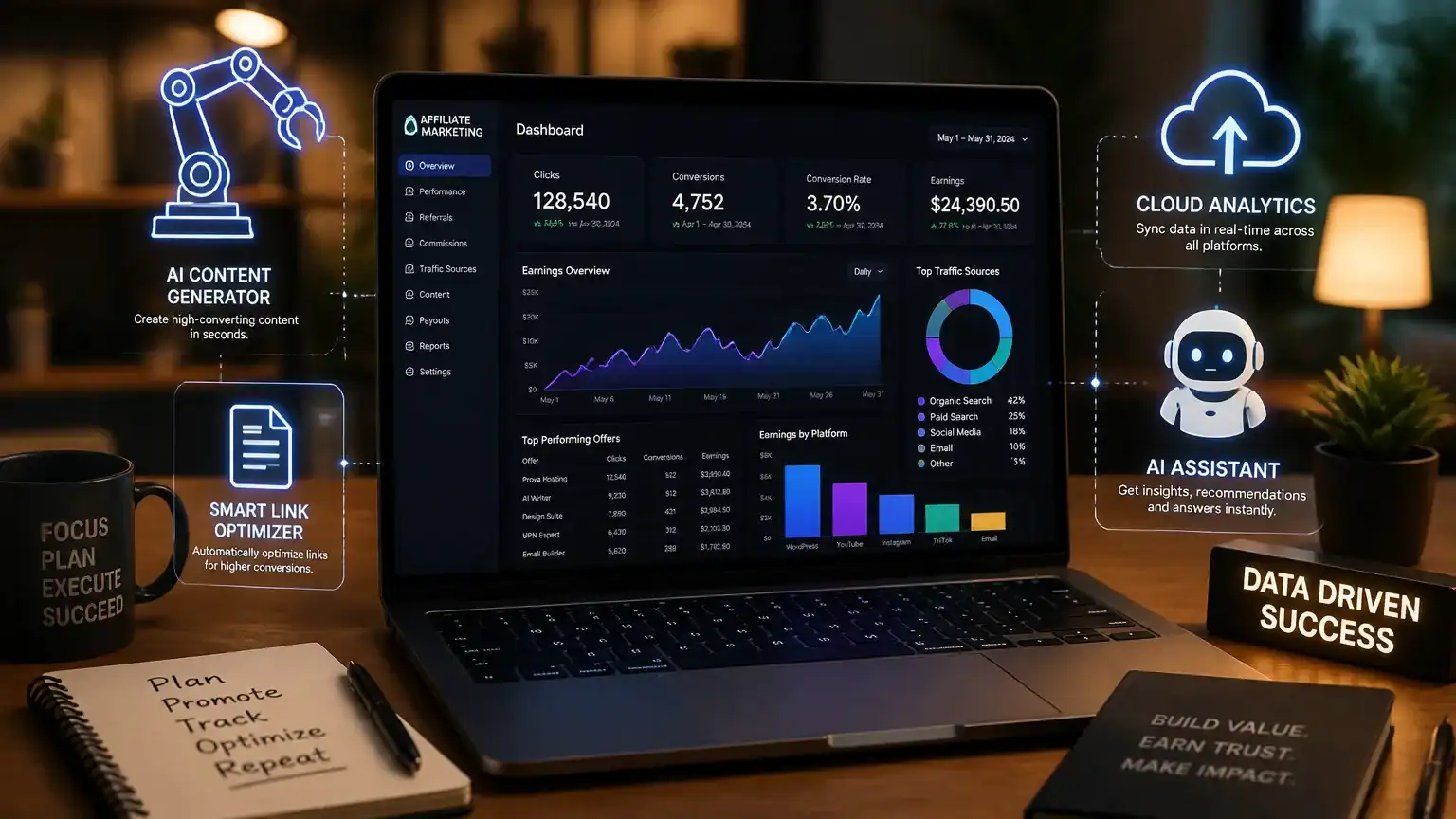 Unlock Affiliate Marketing Success with These 5 Essential AI Tools