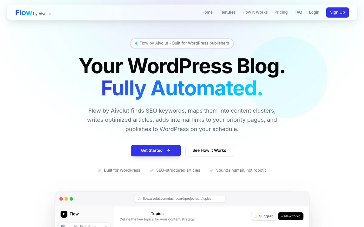 Flow by Aivolut screenshot