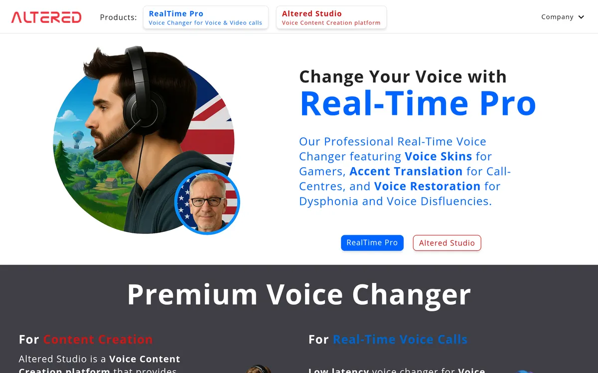 Altered AI Voice Changer screenshot