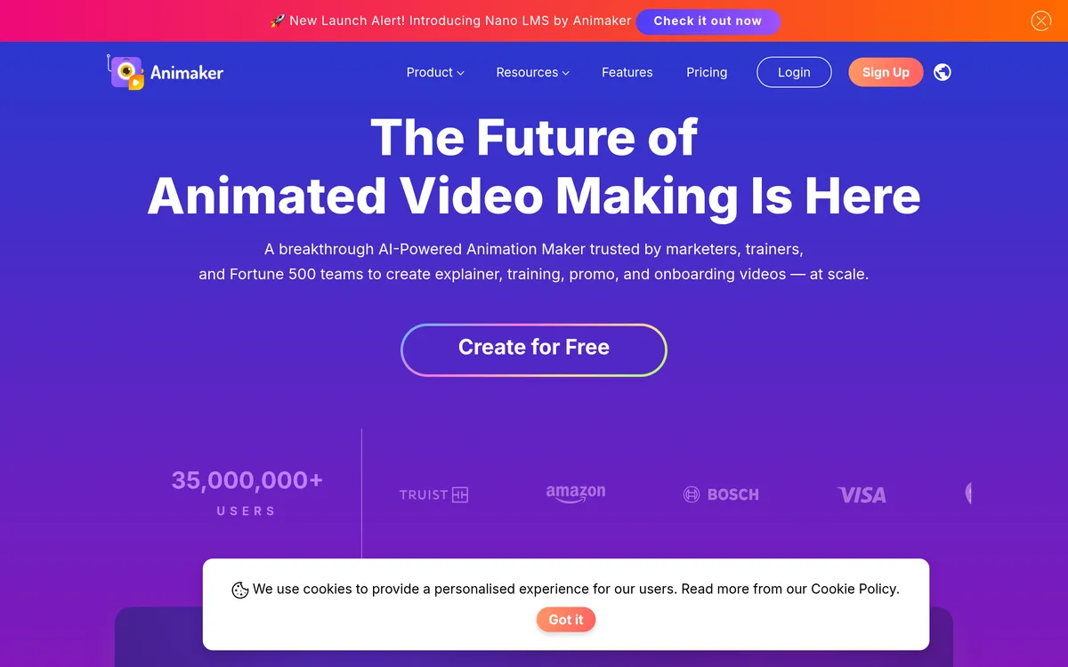 Animaker screenshot