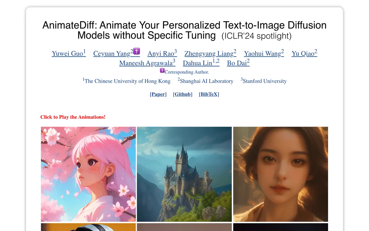 AnimateDiff screenshot