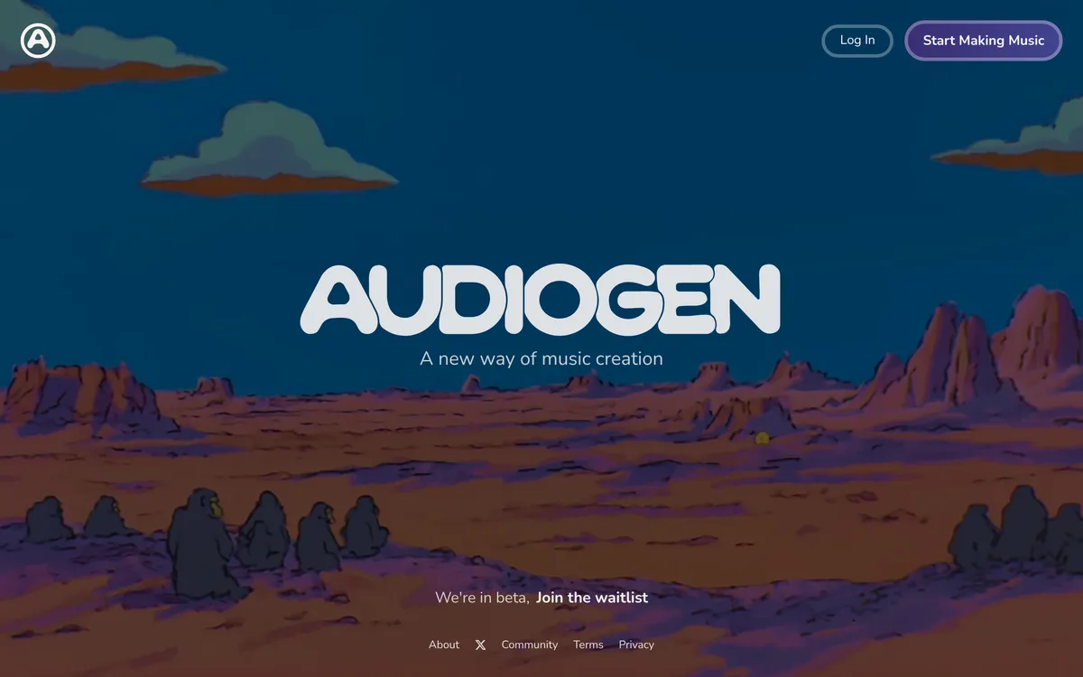 Audiogen screenshot