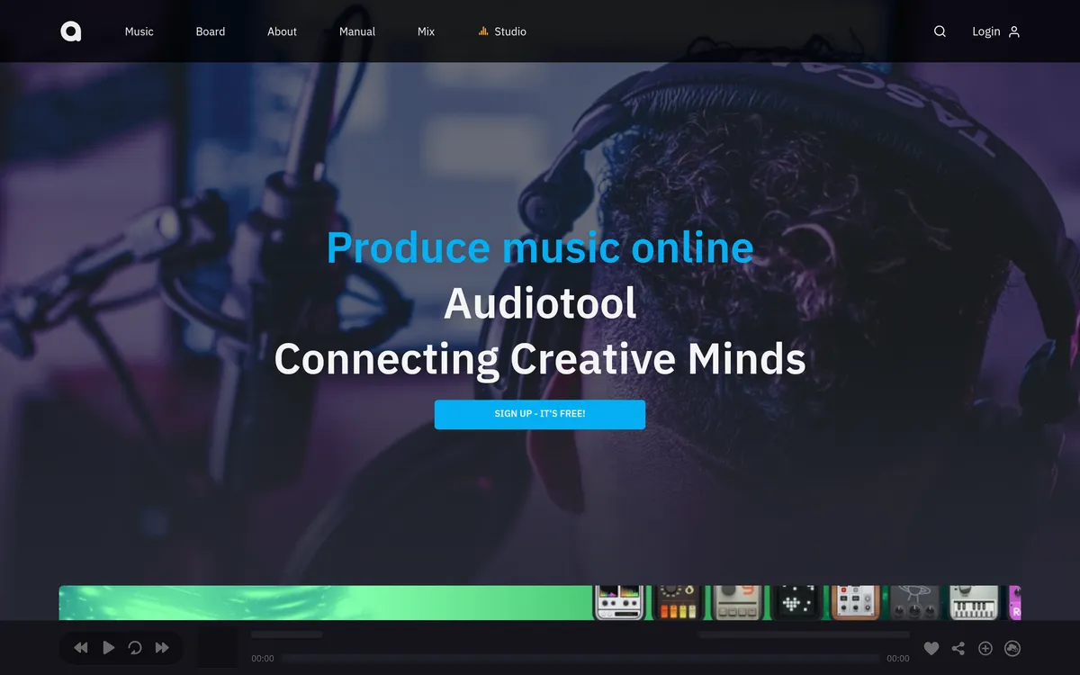 Audiotool screenshot