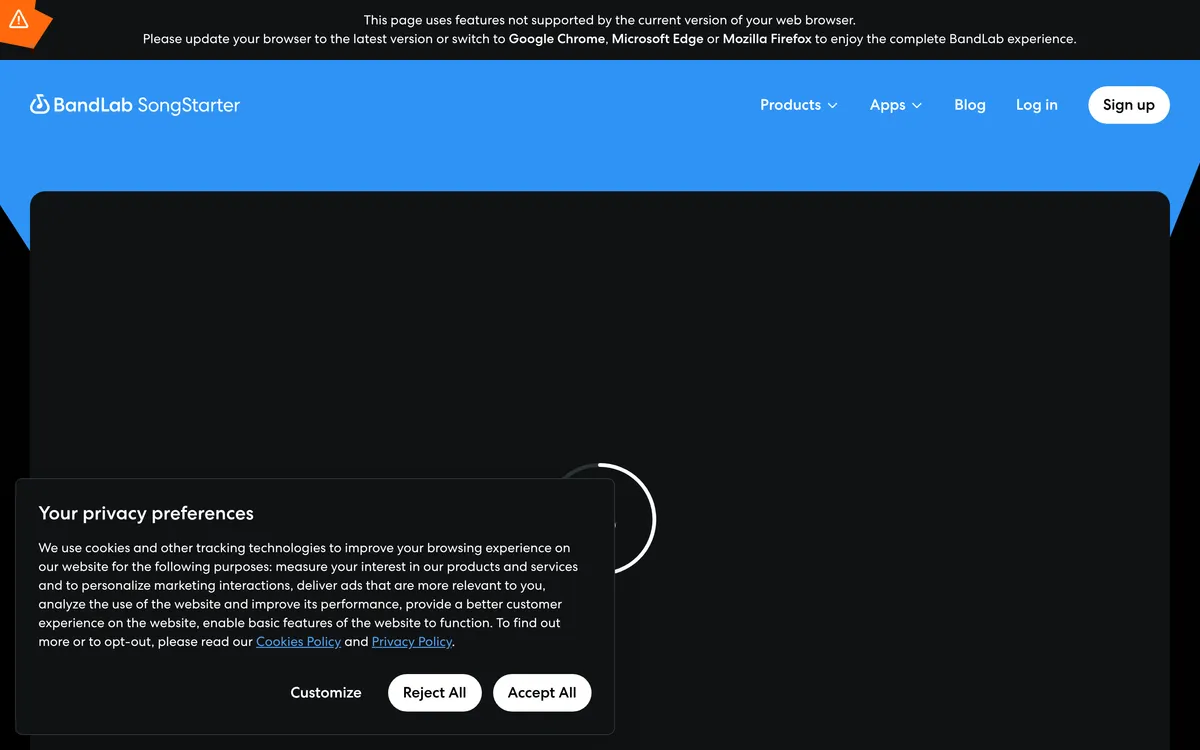 SongStarter screenshot