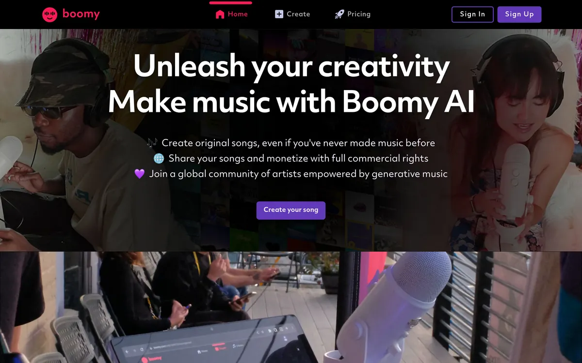 Boomy screenshot