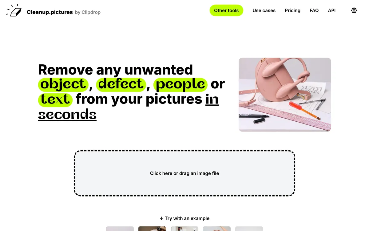 Cleanup.pictures screenshot