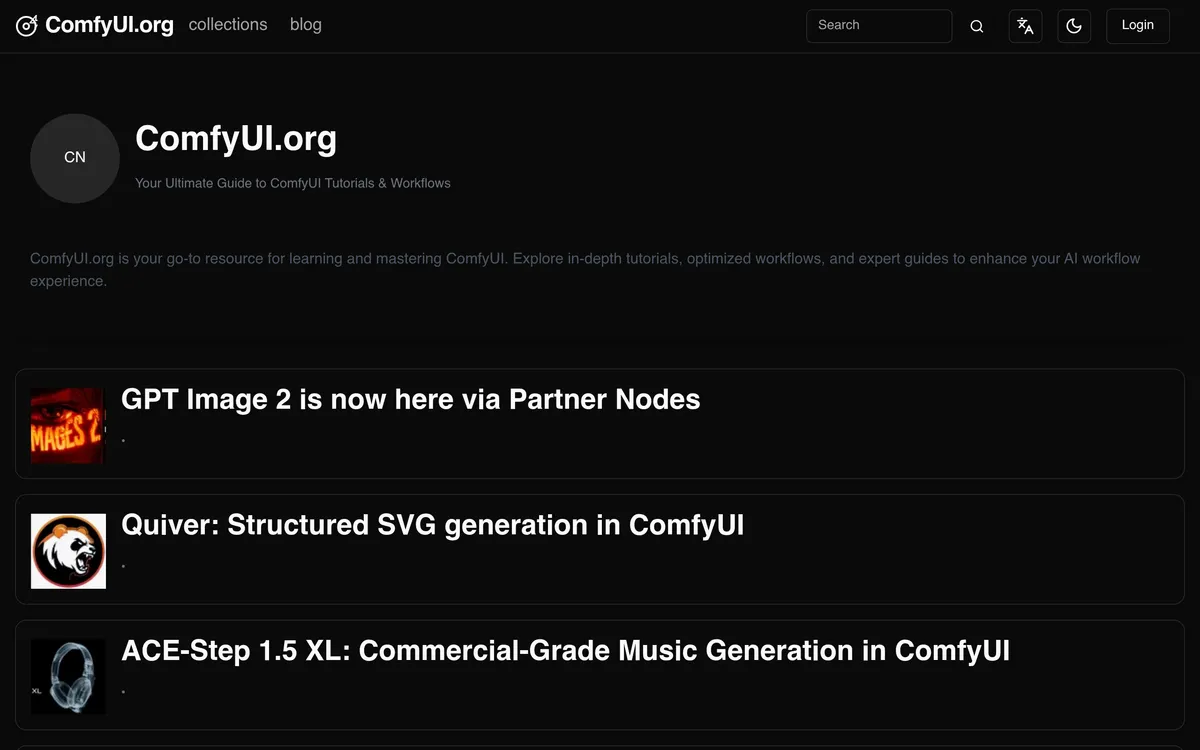 ComfyUI Tutorials screenshot