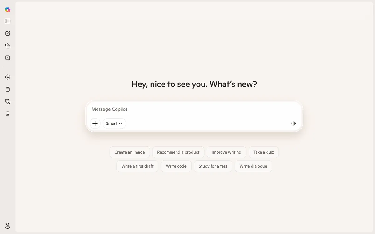 Microsoft Copilot screenshot