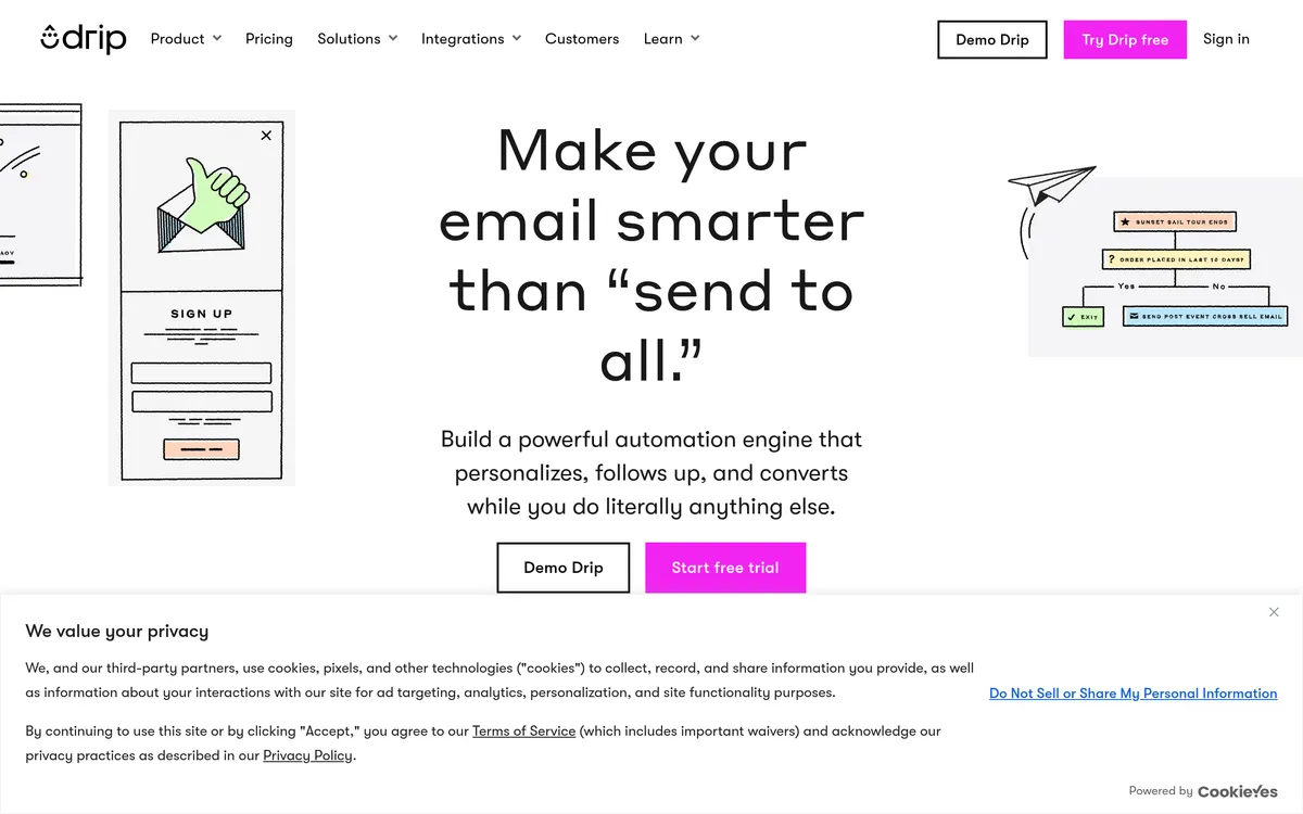 Drip screenshot