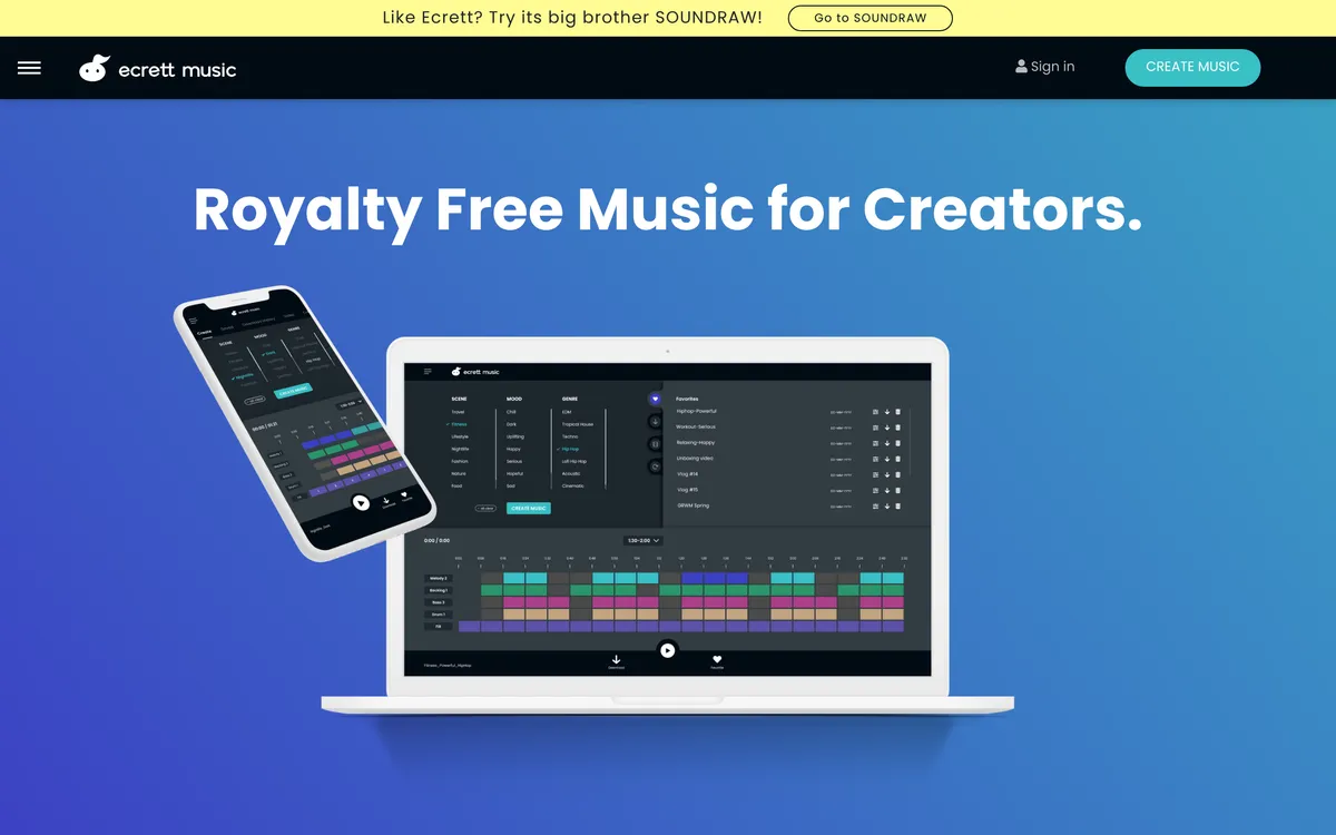 Ecrett Music screenshot