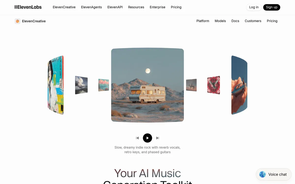 Eleven Music Generator screenshot