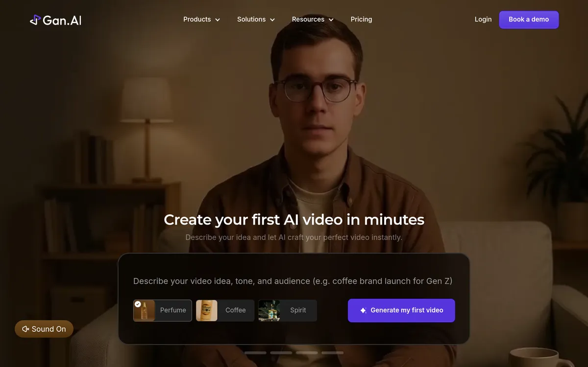 Gan.AI screenshot