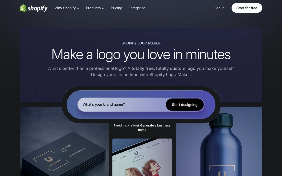 Shopify Logo Maker screenshot