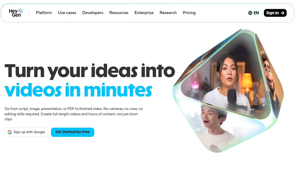 HeyGen screenshot