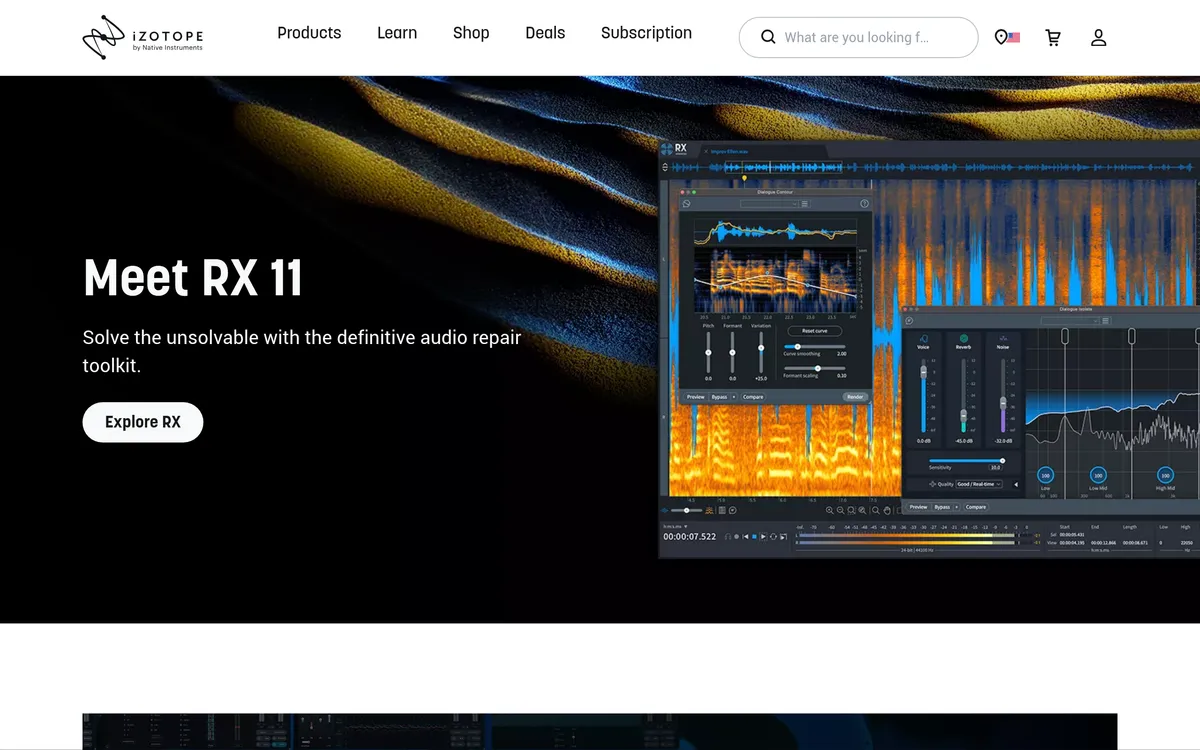 iZotope screenshot