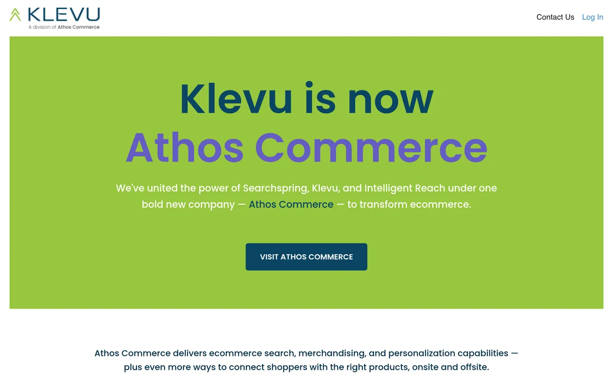Klevu screenshot