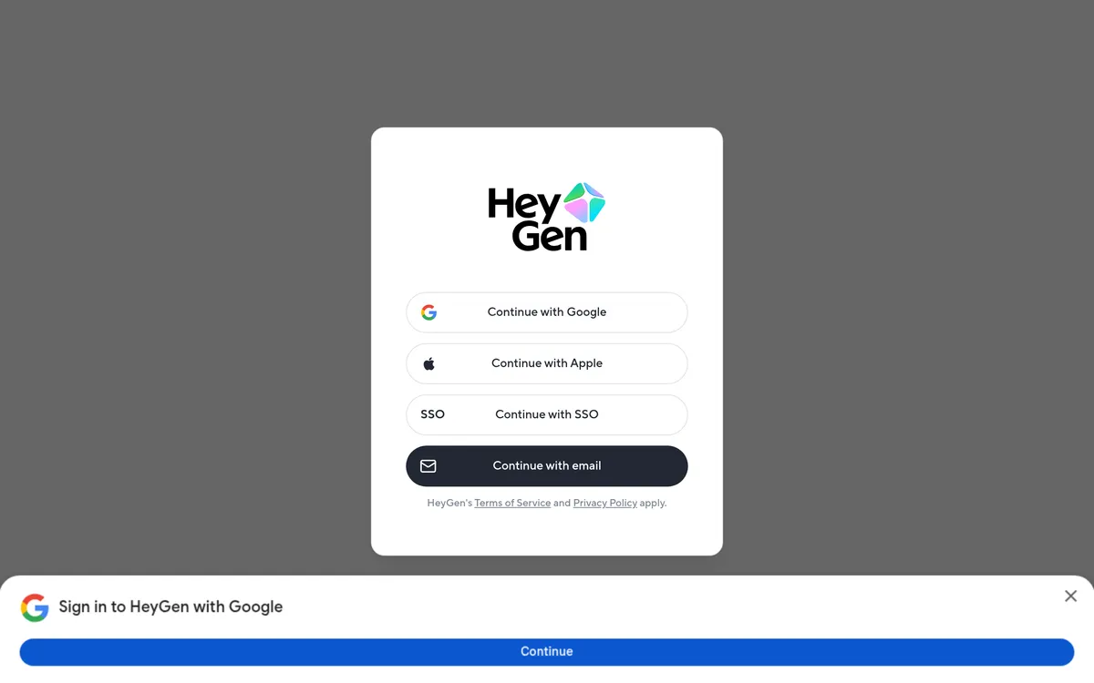 HeyGen screenshot