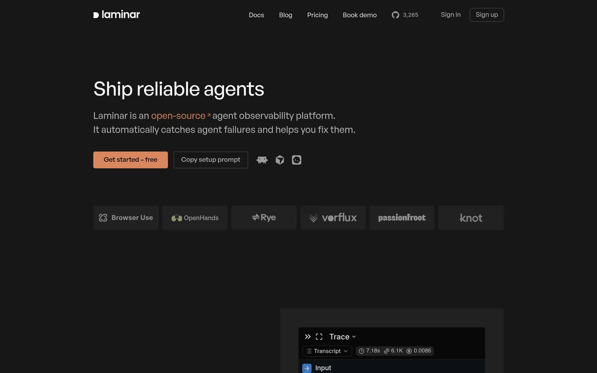 Laminar screenshot