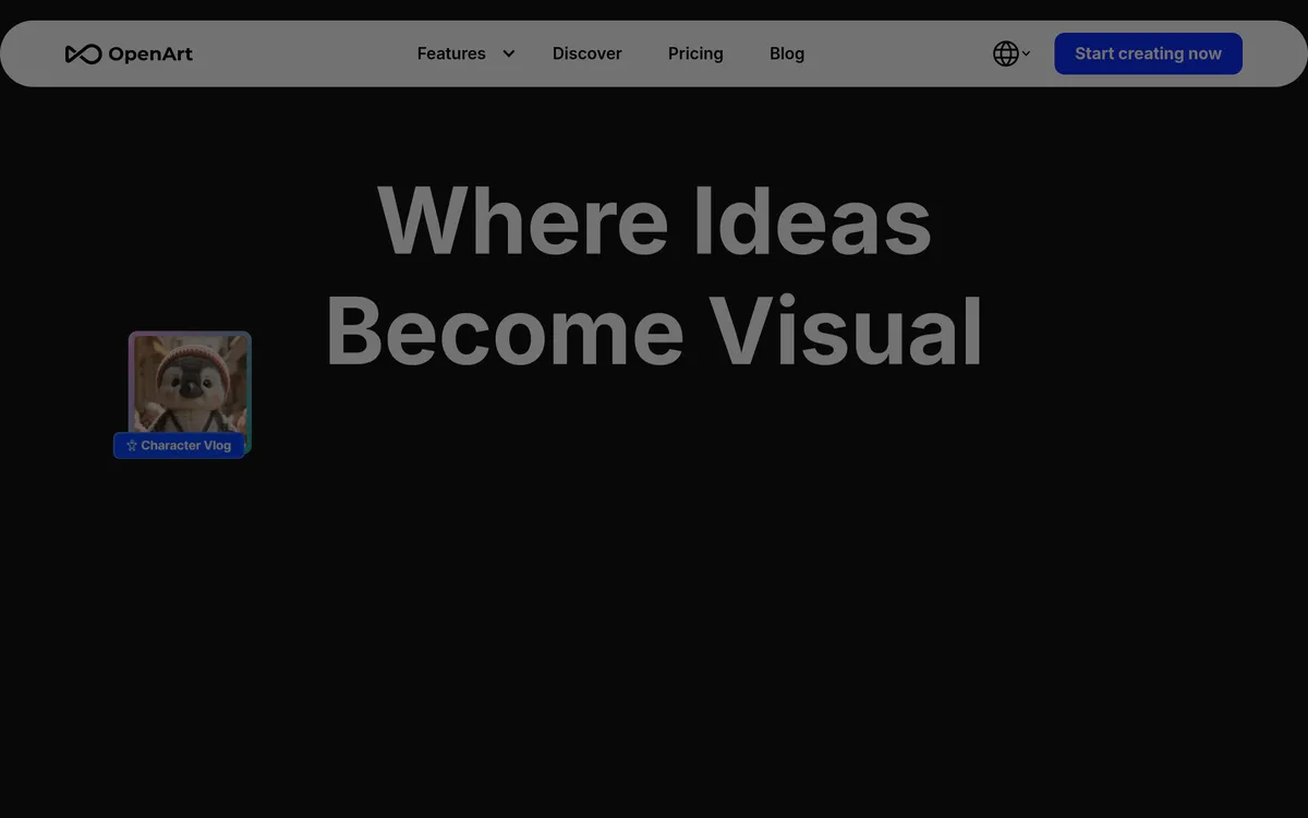 OpenArt screenshot