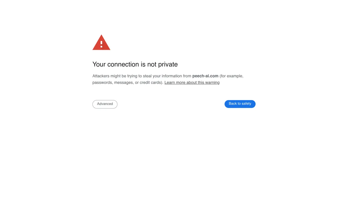 Peech AI screenshot