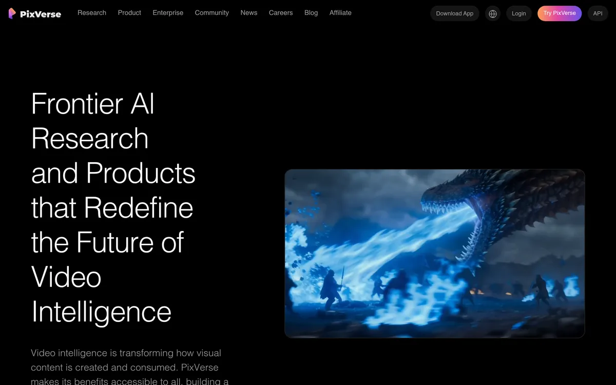 PixVerse screenshot