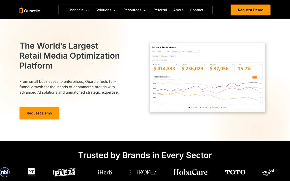 Quartile screenshot