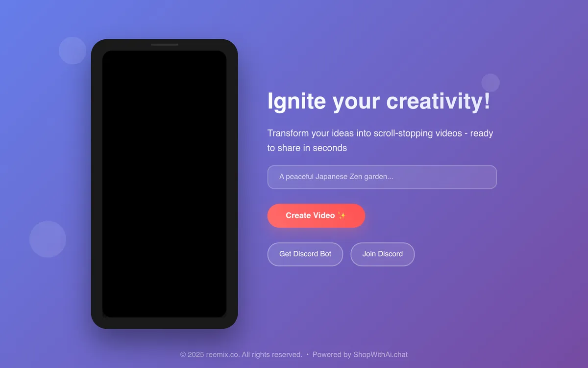 Reemix screenshot