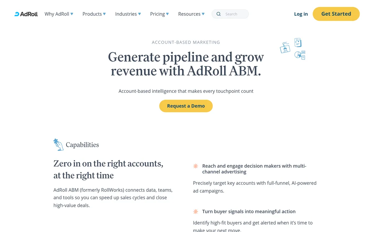 AdRoll screenshot