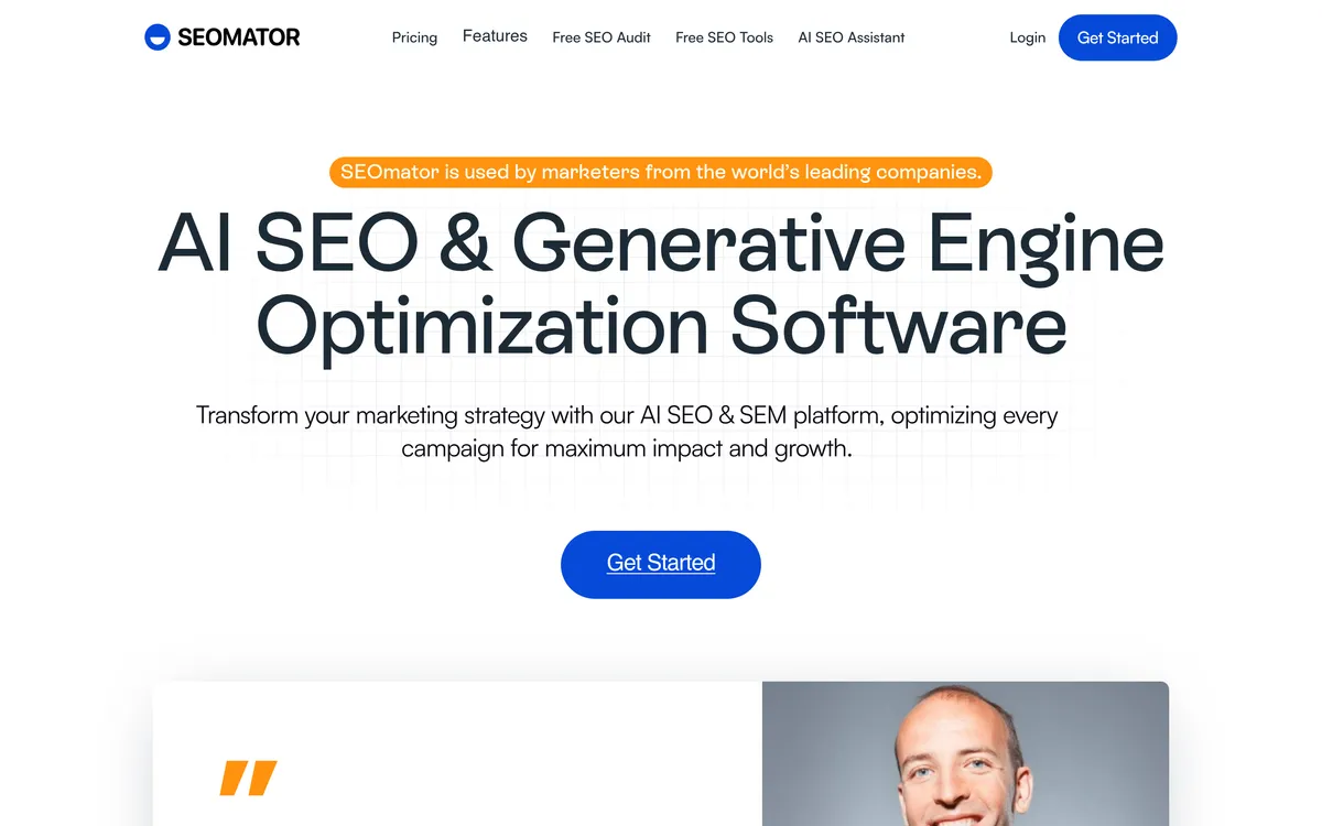 SEOmator screenshot