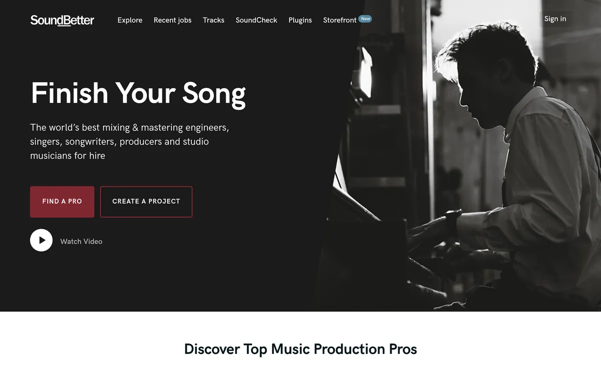 SoundBetter screenshot