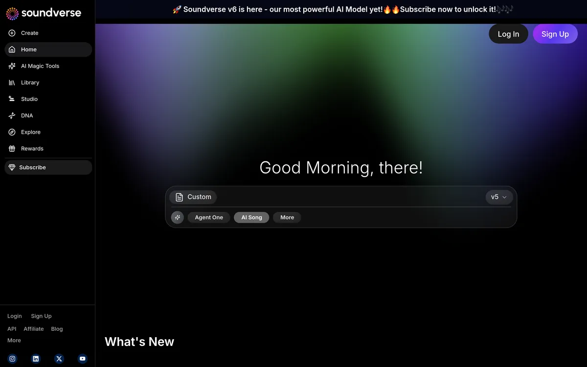 Soundverse AI screenshot