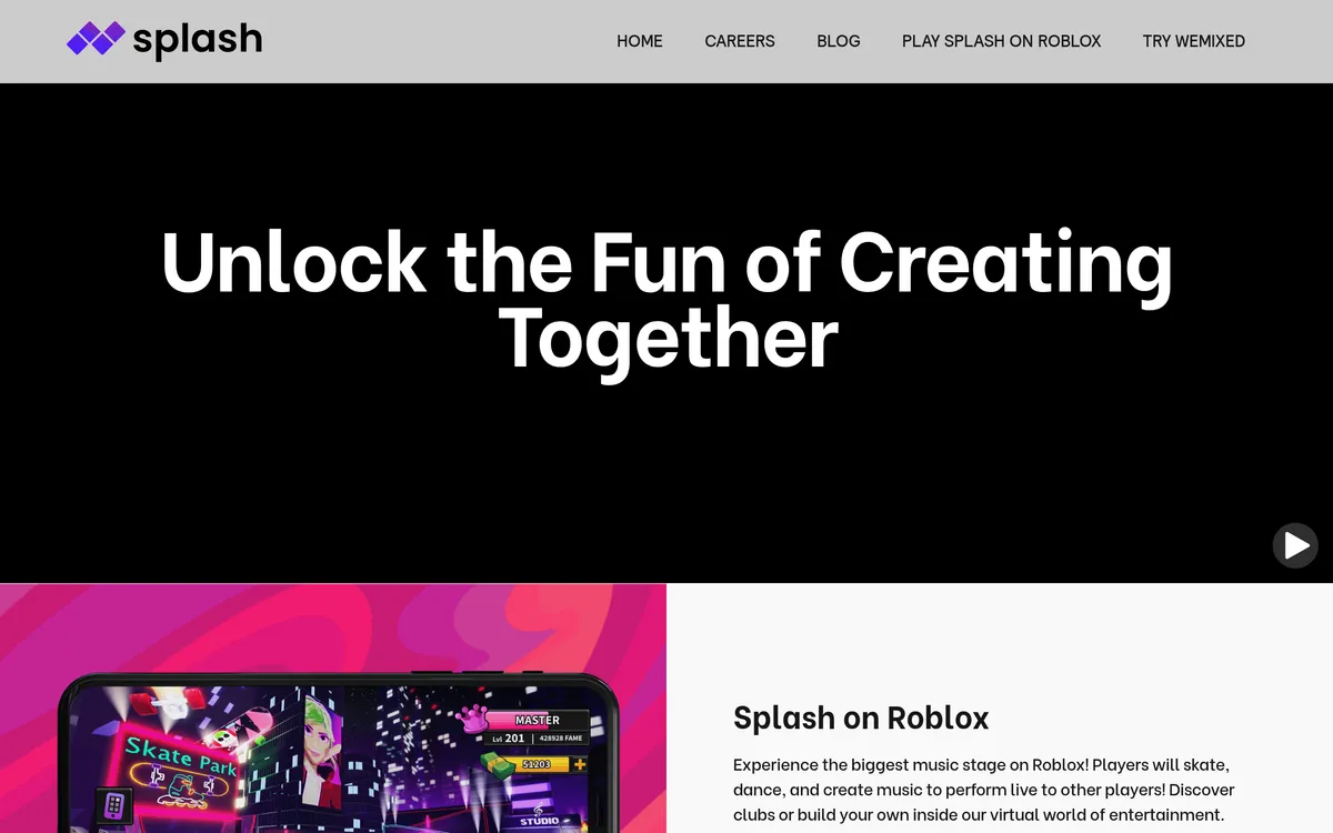 Splash screenshot