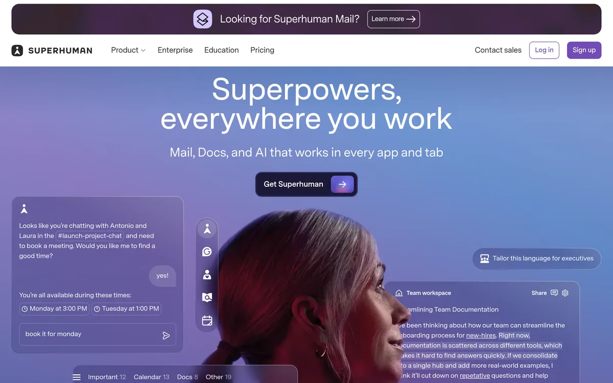 Superhuman screenshot