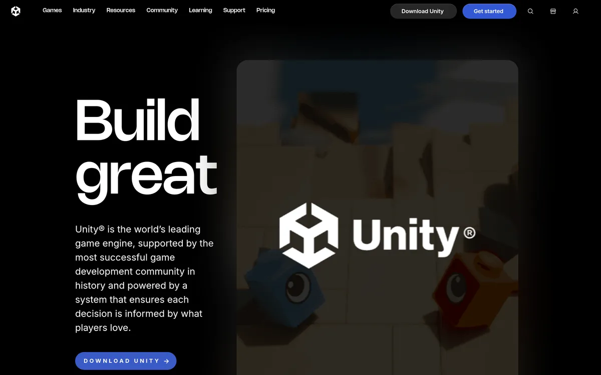 Unity screenshot