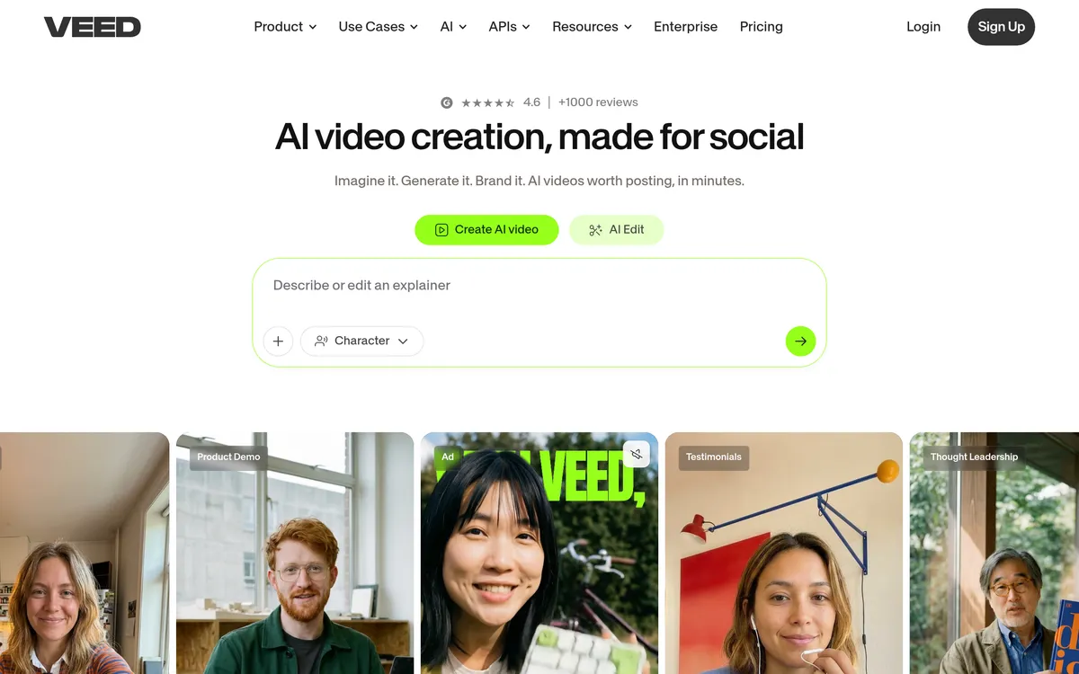 Veed screenshot