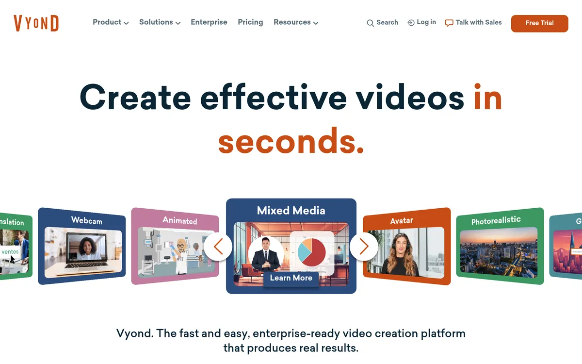 Vyond screenshot