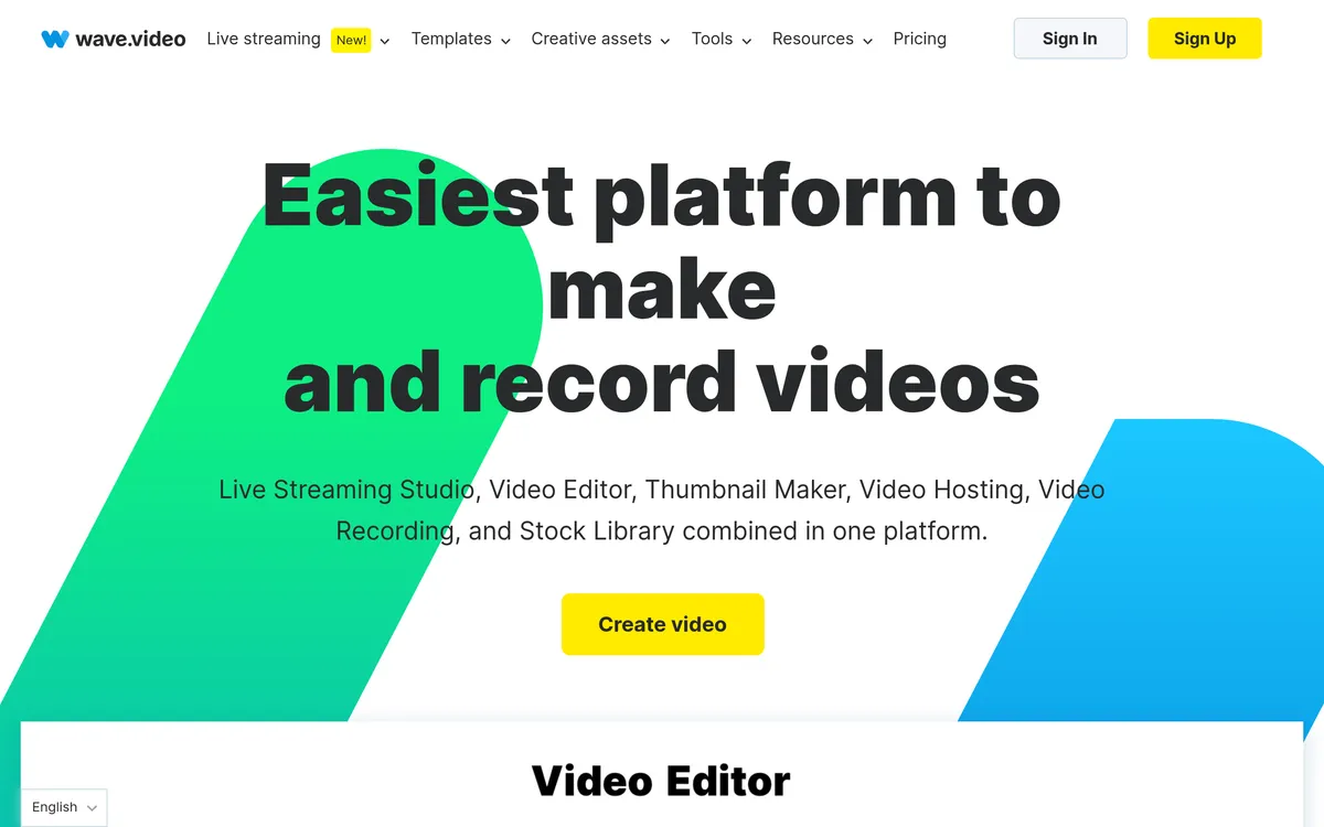 Wave.video screenshot