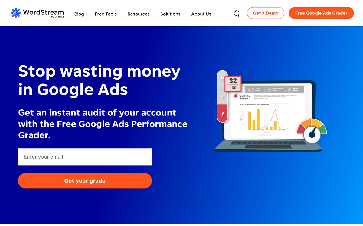 WordStream screenshot