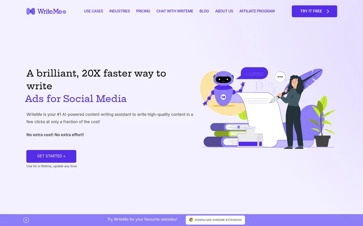 WriteMe screenshot