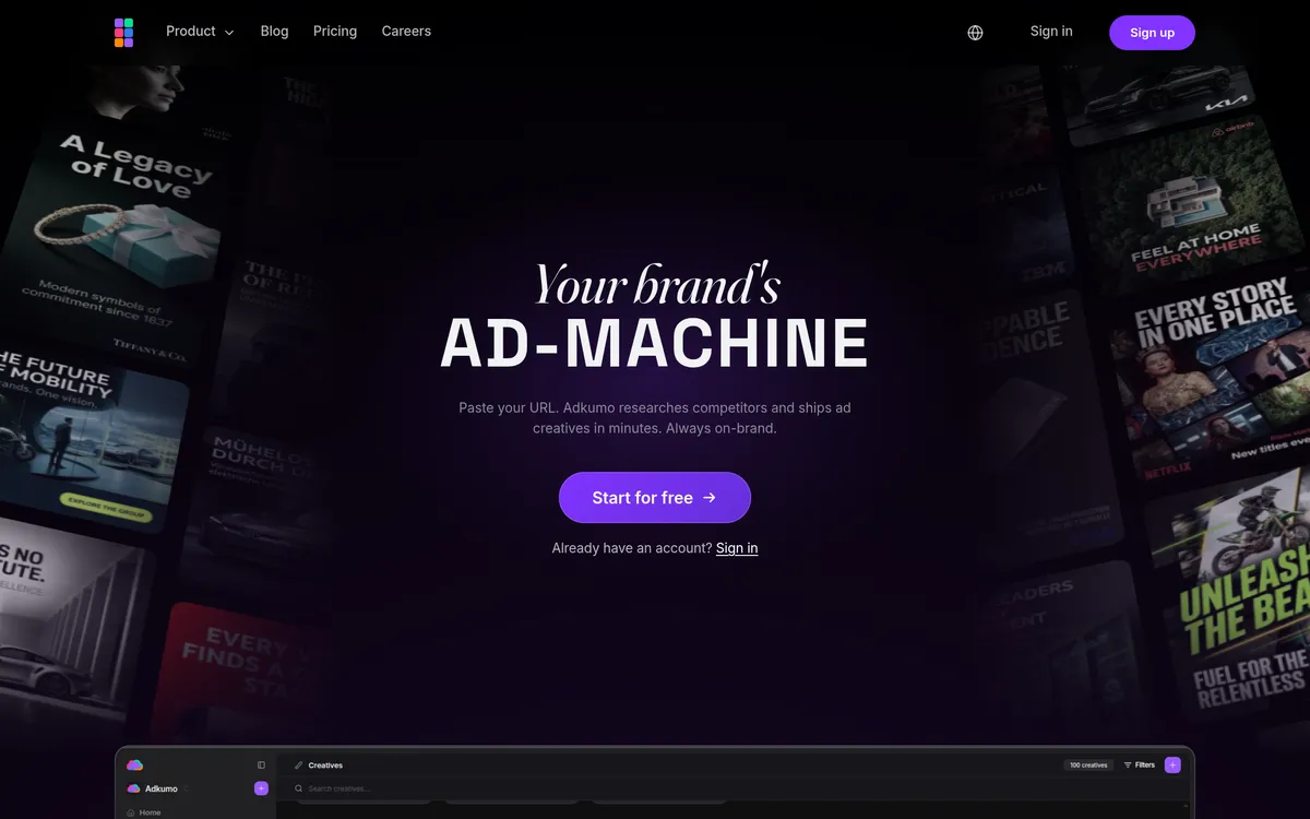 Adkumo screenshot