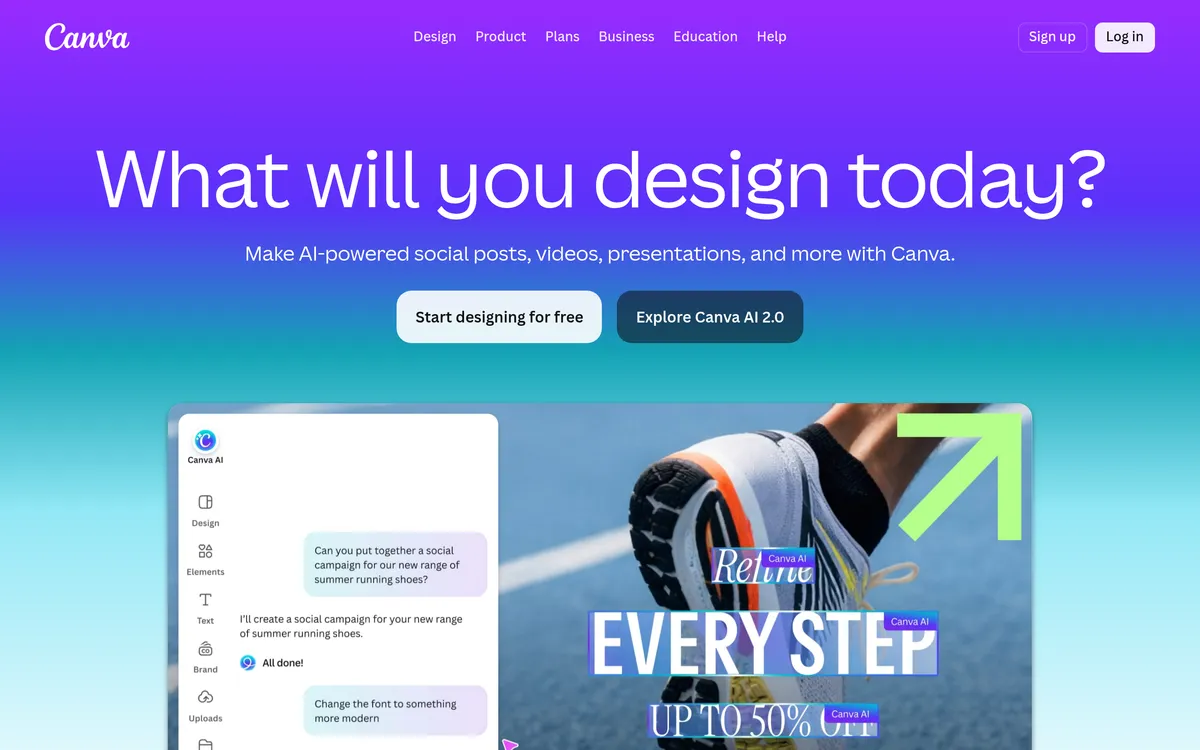 Canva screenshot