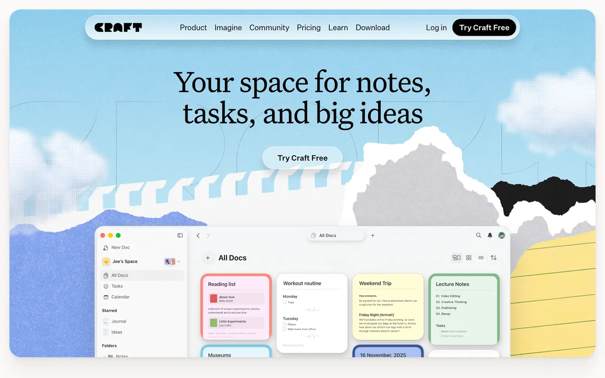 Craft screenshot