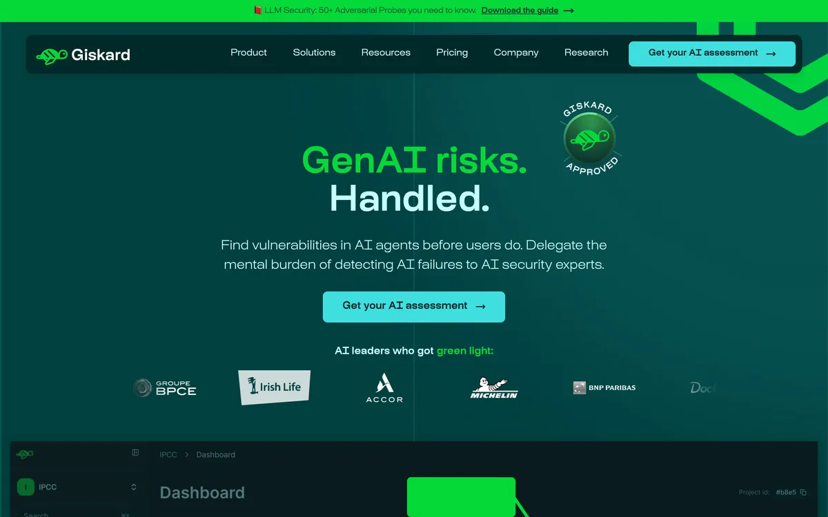 Giskard screenshot