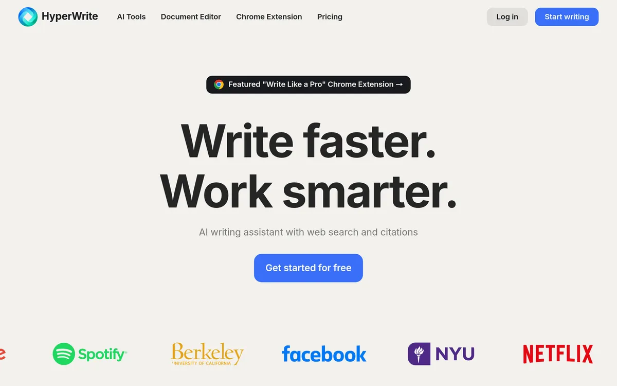 HyperWrite screenshot
